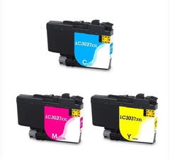 Compatible avec Brother LC3037XXL Pack combo couleur compatible C/M/Y Encre Premium - 3 cartouches