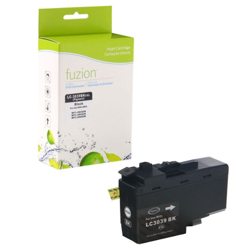 Compatible with Brother LC3039BK Black XXL Super High Yield Inkjet Cartridge - fuzion™ Premium Compatible Inkjet Cartridge