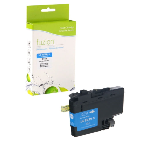 Compatible with Brother LC3039C Cyan XXL Super High Yield Inkjet Cartridge - fuzion™ Premium Compatible Inkjet Cartridge