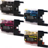 Compatible with Brother LC75XL Combo Pack (BK-C-M-Y) Compatible Premium Ink Cartridges - High Yield - 4 Cartridges