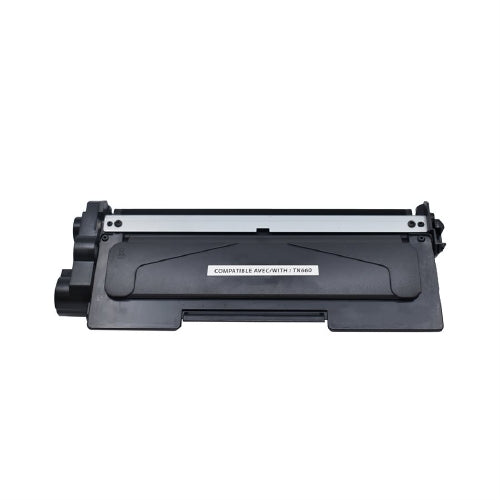 Compatible with Brother TN-660 Black Compatible Jumbo Toner Cartridge - Extra High Yield - 5,200 Pages - White Box