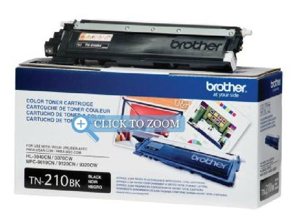 Brother TN-210BK Black OEM Toner Cartridge - Retail Packaging, Toner Cartridges, Brother - TiGuyCo Plus