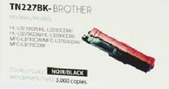 Compatible with Brother TN-227 Black Compatible Premium Tone Toner Cartridge - 3K