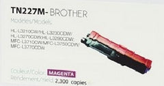 Compatible with Brother TN-227 Magenta Compatible Premium Tone Toner Cartridge - 2.3K