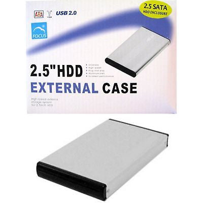 *** $ave 25% *** 2.5" USB 2.0 Aluminum HDD External Case, Drive Enclosures & Docks, Global Tone - TiGuyCo Plus