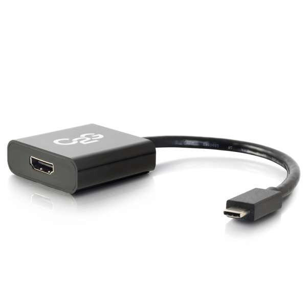 ! A ! C2G USB 3.1 USB-C to HDMI Audio/Video Adapter - Black (TAA Compliant) - 29474, Cables & Adapters, C2G - TiGuyCo Plus
