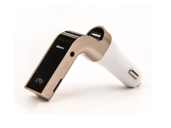 !  A  ! CARG7 Bluetooth Car Kit FM Transmitter - MP3 - Music Player -SD - USB Charger - Gold, FM Transmitters, CARG7 - TiGuyCo Plus