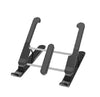 Support pliable universel pour ordinateur portable CJ Tech - Noir
