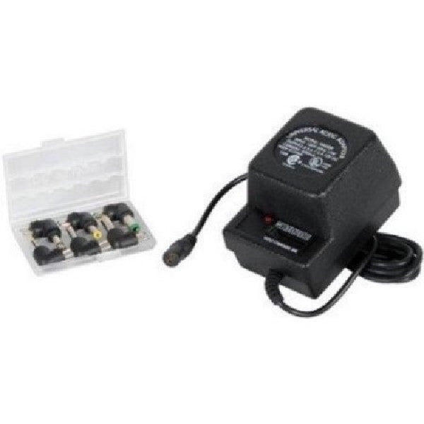COOL 500mA Universal, AC to DC Power Supplies with Selectable DC Voltage from 3 to 12 V DC - Black - PS-500, Multipurpose AC to DC Adapters, Cool Components Inc - TiGuyCo Plus
