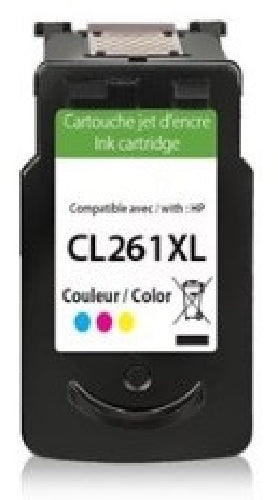 Compatible with Canon CLI-261XL Color ECOink Rem. Ink Cartridge