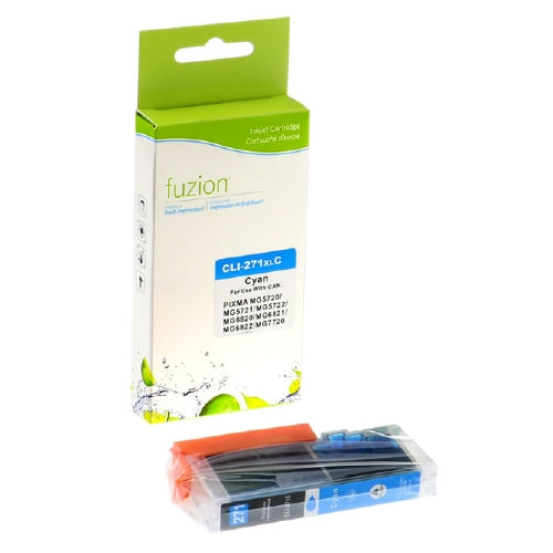 Compatible with Canon CLI-271XL Cyan HY Inkjet Cartridge - fuzion™ Premium Compatible Inkjet Cartridge