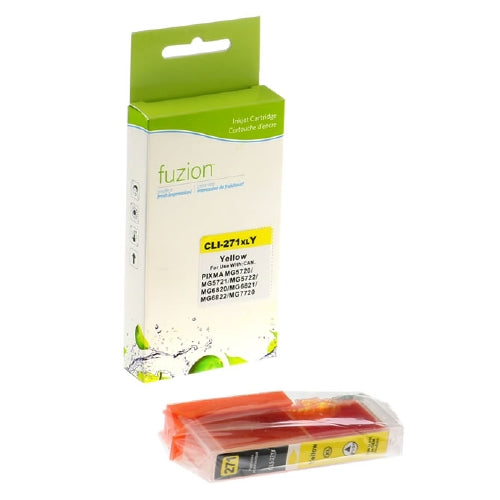 Compatible with Canon CLI-271XL Yellow HY Inkjet Cartridge - fuzion™ Premium Compatible Inkjet Cartridge