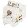 Cat5e Modular Punch Down Keystone Jack - RJ-45 Female Connector - White, Cables & Adapters, TiGuyCo Plus - TiGuyCo Plus