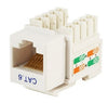 Cat6 Modular Punch Down Keystone Jack - RJ-45 Female Connector White, Cables & Adapters, TiGuyCo Plus - TiGuyCo Plus