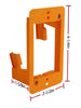 Construct Pro Slim Single Gang Open Back Low Voltage Bracket - Orange