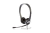Cyber Acoustics Stereo Headset with Dual Plug - Microphone - High Definition Audio Ready - AC-201