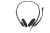 Cyber Acoustics Stereo Headset with Dual Plug - Microphone - High Definition Audio Ready - AC-201