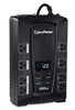 CyberPower Intelligent LCD CP600LCD 600 VA Desktop UPS - 600VA 340W - 2 Minute Full Load - 4 x NEMA 5-15R - Battery Surge-protected, 4 x NEMA 5-15R - Surge-protected