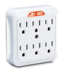 CyberPower Power Plug - NEMA 5-15P - 6 x NEMA 5-15R - 125 V AC Voltage - White - GT600L, Surge Protectors, Power Strips, CyberPower - TiGuyCo Plus