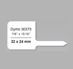 Dymo 30373 Compatible Pricetag Labels - Rat Tail Style - 15/16 Inch x 7/8 Inch - 400 labels per Roll