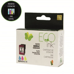 Compatible with HP 65XL (N9K03N) Tri-Color - ECOink Rem. Ink Cartridge
