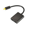 !  A  !  EMK 1x2 Toslink Optical Splitter - Black, Audio Cables & Interconnects, EMK - TiGuyCo Plus