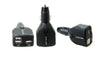 EXEL Triple Ports USB Car Charger - Up to 2.1A - Black, Chargers & Sync Cables, EXEL - TiGuyCo Plus