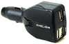 EXEL Triple Ports USB Car Charger - Up to 2.1A - Black, Chargers & Sync Cables, EXEL - TiGuyCo Plus