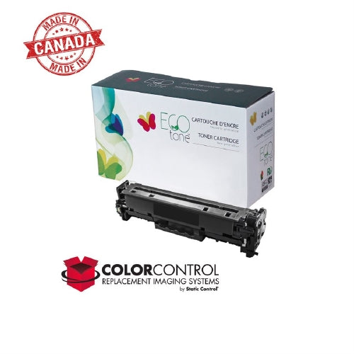 Compatible with HP 125A (CB540A) Black - Ecotone Rem. Toner Cartridge - 2.2K