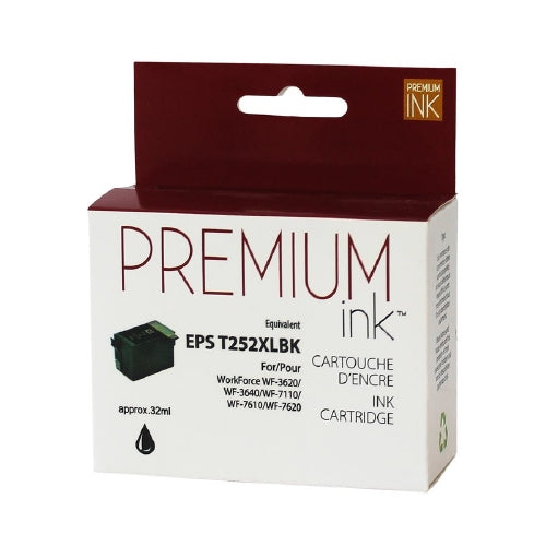 Compatible with Epson T252XL Black (T252XL120) Compatible PREMIUM Ink Cartridge