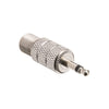 F-pin Female to 3.5mm Mono Male Adapter, Audio Cables & Adapters, Various - TiGuyCo Plus