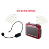 FM Wireless Microphone Headset - FM Radio Multi-Channel Microphone - Black - 104797
