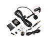 Microphone cravate professionnel à clip 3,5 mm pour ordinateur, appareils photo, smartphones et vlog - Noir