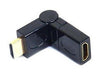 HDMI Swiveling Type Port Saver Adapter (Male to Female) - Black, Video Cables & Interconnects, TGCP - TiGuyCo Plus