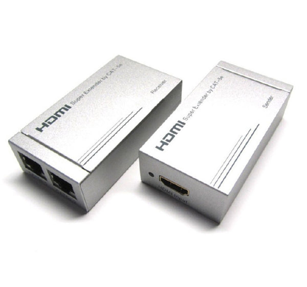 HDMI 60 Meters Extender Over Dual Cat 5e-6 Cables, Audio/Video Extenders, TiGuyCo Plus - TiGuyCo Plus