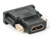 HDMI Female to DVI Dual Link ( 24+1 ) Male Adapter - Gold Connector - Black, Video Adapter, Various - TiGuyCo Plus