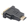 ! A ! HDMI Male to DVI (24+5) Female Adapter - Gold Connector - Black, Cables & Adapters, Speedex - TiGuyCo Plus