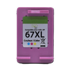 Compatible with HP 67XL (3YM58AN) Color Rem. EcoInk Ink Cartridge - 200 Copies