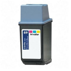 Compatible with HP 49 Tri-Color (51649A) Rem. Ink Cartridge