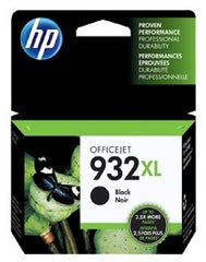Cartouche d'encre noire OEM HP 932XL - Boîte de vente au détail 