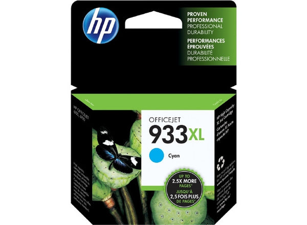 HP 933XL Cyan Officejet OEM Ink Cartridge - Retail Box - CN054AN.140, Ink Cartridges, TiGuyCo Plus - TiGuyCo Plus