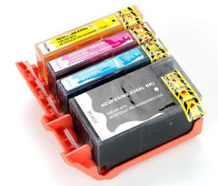 Compatible with HP 934XL HP 935XL BK/C/M/Y Ink Cartridge Combo High Yield - Economical Box