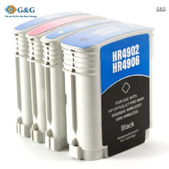 Compatible with HP 940XL Rem. Ink Cartridge Combo - High Yield - BK/C/M/Y - 4 Cartridges