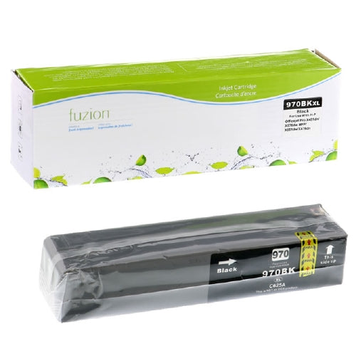 fuzion™ Premium Compatible Inkjet Cartridge for Printers Using the HP #970XL Black Inkjet Cartridge