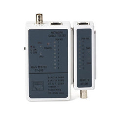 H Tools Cable Tester for UTP, STP, Coaxial BNC and Modular RJ45 RJ11 RJ12 Network Cables