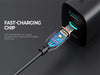1.2M Havit Type-C To Type-C High Speed 3.0A 60W PD Data Transfer Mobile Charging Data Cable - Black