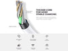 1.2M Havit Type-C To Type-C High Speed 3.0A 60W PD Data Transfer Mobile Charging Data Cable - Black