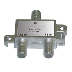 HomeWorx 2-way RF Splitter, CATV Signal Distribution - SP2HQ