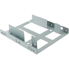 Internal 2.5" to 3.5" H.D.D. Mounting Kit - Supports up to 2 Drives - Metal