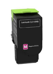 Lexmark C2310M0 Original Magenta Return Program Toner Cartridge - 1000 Pages